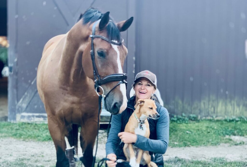 Liz Austin and horse