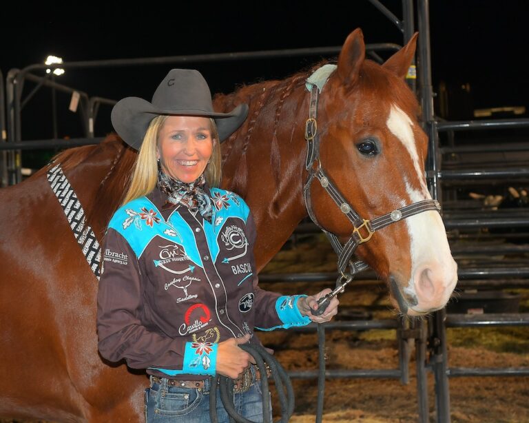Cheyenne Wimberly with horse