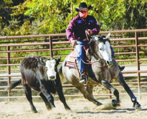 Ted Robinson riding