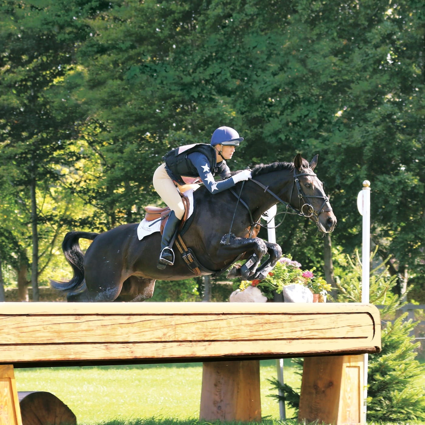 Lissa Green and Malin Head Clover, Blenheim Palace International HT, September 2015